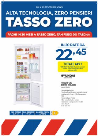 FRIGO INCASSO HYUNDAI COMBINATO BCBHN-34SL2EB0